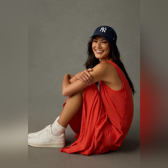 Daily Practice by Anthropologie Rosewood Midi Cotton Dress Size XS - Picture 4 of 13